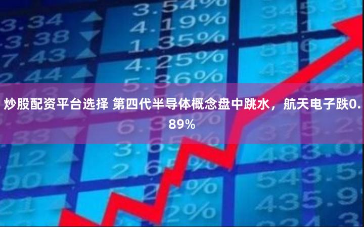 炒股配资平台选择 第四代半导体概念盘中跳水，航天电子跌0.89%