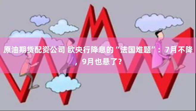 原油期货配资公司 欧央行降息的“法国难题”：7月不降，9月也悬了？